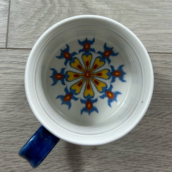 Anthropologie Hand-Decorated Inner Beauty Multi Color Aztec Ikat Coffee Tea Mug - Picture 7 of 7